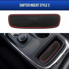 img 1 attached to 5-Piece Custom Fit Non-Slip Mat Set For 2014+ Dodge Durango Cup Holder, Center Console, And Storage Bins - Perfect Interior Accessories For Durango Models 2015-2020