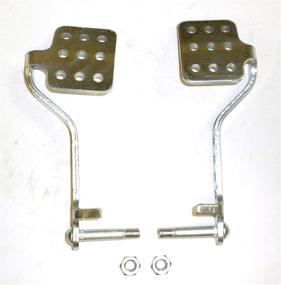 img 1 attached to Enhanced Go Kart Control: Brake & Throttle Pedals with Lock Nuts