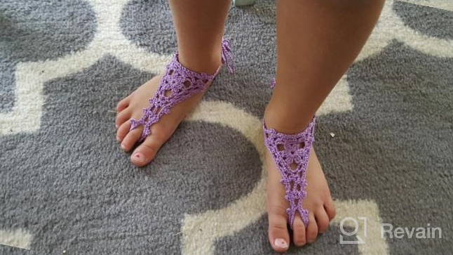 img 1 attached to Jefferies Socks Summer Crochet Barefoot Girls' Clothing review by Rich Shankar