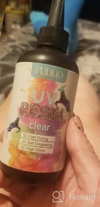 img 1 attached to Craft With Clarity- 1KG Clear UV Resin For Jewelry Making And Crafts By Puduo review by Robert Kimble