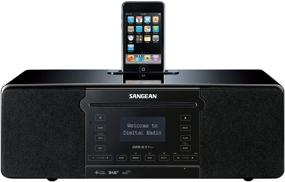 img 2 attached to 📻 Sangean DDR-63 All-in-One Table Top with WiFi Internet, FM-RDS/Aux In/ CD/USB/iPod Cradle in Acoustically Designed Wooden Cabinet INCLUDING FREE BLUETOOTH MUSIC RECEIVER in Black