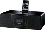 📻 sangean ddr-63 all-in-one table top with wifi internet, fm-rds/aux in/ cd/usb/ipod cradle in acoustically designed wooden cabinet including free bluetooth music receiver in black логотип