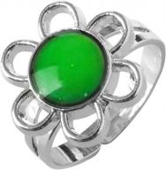 express your feelings with foecbir's adjustable mood ring color rings decorations логотип