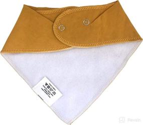 img 3 attached to 👶 Denver James Bandana Feeding Drool Baby Bib: Soft Organic Cotton with Fleece Backing