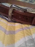 img 1 attached to Mexican Floral Men's Belt Accessories by Nocona Belt Co review by Nick Shirodkar