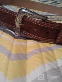 img 2 attached to Mexican Floral Men's Belt Accessories by Nocona Belt Co
