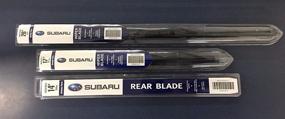 img 1 attached to 🚗 2015-2019 Subaru Outback Front & Rear Windshield Wiper Blades Set - Genuine OEM All 3 Blades