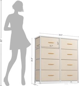 img 2 attached to CubiCubi Dresser Bedroom Storage Organizer Furniture ... Bedroom Furniture