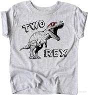 🦖 adorable olive loves apple two rex dinosaur 2nd birthday t-shirts: perfect outfit for baby girls and boys celebrating second birthday! логотип