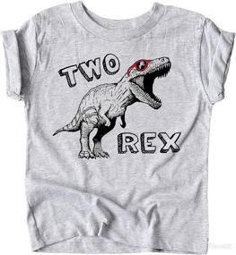 img 2 attached to 🦖 Adorable Olive Loves Apple Two Rex Dinosaur 2nd Birthday T-Shirts: Perfect Outfit for Baby Girls and Boys Celebrating Second Birthday!