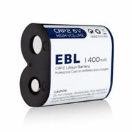 ebl cr-p2 lithium photo battery, 6v 1400mah - replaces 223a, dl223a, el223ap for enhanced performance логотип