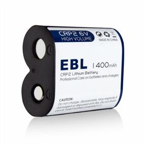 img 4 attached to EBL CR-P2 Lithium Photo Battery, 6V 1400MAh - Replaces 223A, DL223A, EL223AP For Enhanced Performance