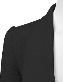 img 1 attached to Doublju Classic Draped Blazer Medium Women's Clothing : Suiting & Blazers