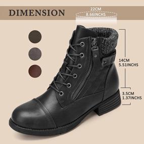 img 1 attached to Stay Warm And Stylish With Gracosy Leather Ankle Snow Boots For Women - Waterproof, Comfortable And Chic