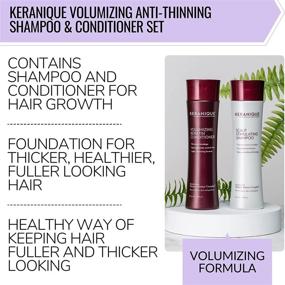 img 3 attached to 💆 Sulfate-Free Keranique Thinning Treatment Conditioner