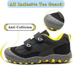 img 1 attached to Mishansha Lightweight Outdoor Trekking Walking Boys' Shoes : Outdoor