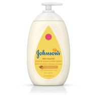 👶 johnson's moisturizing butter baby lotion for optimal baby care logo