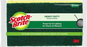 img 4 attached to Ultimate Cleaning Power: 6-Pack Scotch-Brite Heavy Duty Scrub Sponge