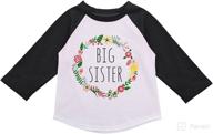 🌸 soft & stylish: xwda girls toddler baby long sleeved tops tee shirts with cotton floral printing for children логотип