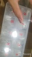 img 1 attached to 500 Clear French Style Artificial Nails - Half Tips With Box By Yimart® review by Carmen Rosean
