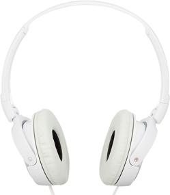 img 2 attached to 🎧 Sony MDRZX310-WQ Foldable Headphones - Metallic White: Immersive Sound with Stylish Portability