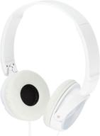 🎧 sony mdrzx310-wq foldable headphones - metallic white: immersive sound with stylish portability логотип