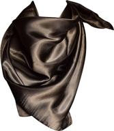 elegant large solid color square women's accessories ~ scarves & wraps logo