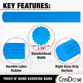 img 2 attached to Twist-N' Bend Flexible Resistance Bars: Boost Grip Strength, Aid Physical Therapy, Enhance Golf And Tennis Performance, Speed Injury Recovery, And Relieve Pain
