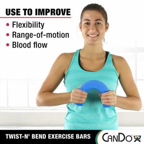 img 1 attached to Twist-N' Bend Flexible Resistance Bars: Boost Grip Strength, Aid Physical Therapy, Enhance Golf And Tennis Performance, Speed Injury Recovery, And Relieve Pain