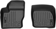 maxliner floor mats: 1st row liner set for 2012-2018 ford focus (no rs models) - black логотип