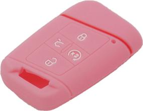 img 3 attached to 🔑 LemSa 2Pcs Keyless Entry Remote Car Smart Key Fob Outer Shell Cover - Black Pink, 2021 2020 2019 VW Volkswagen Tiguan Atlas Jetta Passat Golf Alltrack Push Start