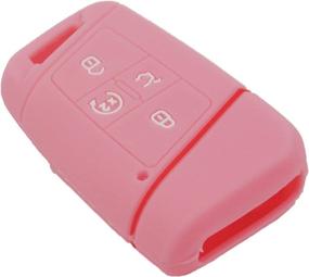 img 1 attached to 🔑 LemSa 2Pcs Keyless Entry Remote Car Smart Key Fob Outer Shell Cover - Black Pink, 2021 2020 2019 VW Volkswagen Tiguan Atlas Jetta Passat Golf Alltrack Push Start