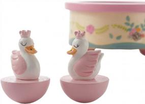 img 3 attached to Pink Swan Music Box - Perfect Gift For Friends, Lovers & Children!
