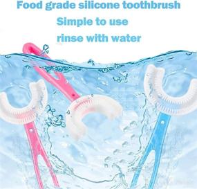 img 1 attached to Toothbrush Silicone Whitening Cleaning Toddlers Oral Care