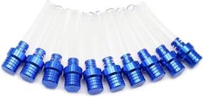 img 3 attached to 🏍️ Universal 10 Pack Blue Motorcycle Gas Cap Breather Tube Vent - Suitable for all Factory CRF, XR, CR Models, Quads, Off-Road Motorcycles