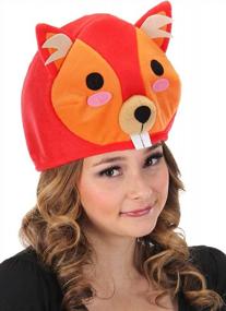 img 1 attached to Elope Squirrel Plush Animal Costume Hat For Adults And Kids