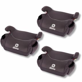 img 4 attached to Get The Ultimate Car Seat Trio Of Diono Solana Backless Booster - Lightweight, Machine Washable, With Cup Holders And Charcoal Gray Design