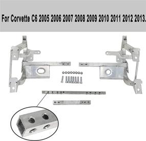 img 2 attached to 🔧 Silver Lower Radiator Core Support Skid Bar Plate for 2005-2013 Corvette C6 - Model #: 20939829