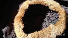 img 6 attached to Valpeak Real Rabbit Fur Hat: Men And Women'S Gray Ushanka Trooper Trapper For Winter Outdoor Activities (XXXL)