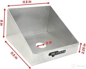 img 2 attached to 📦 Pit Posse Rag in a Box: Aluminum Dispenser Holder for Race Trailer Storage - Large Size (350 Count) - Made in USA