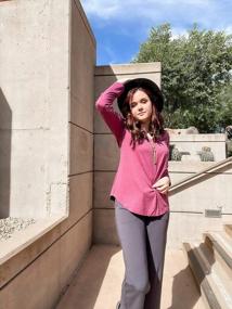 img 3 attached to Get Chic & Comfortable: STYLEWORD Women'S Fall Long Sleeve Tops For Casual & Business Wear