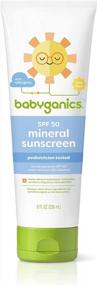 img 4 attached to Premium Babyganics Mineral Sunscreen Lotion With SPF 50 And Water-Resistance, 8Oz Value Packaging