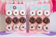 donut wall display stands for the ultimate donut party decorations - relodecor's donut grow up set logo