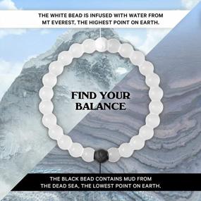 img 2 attached to Experience Comfortable Style With Lokai Classic Beaded Bracelet For Women & Men - A Fashionable Silicone Jewelry That Slides-On Perfectly