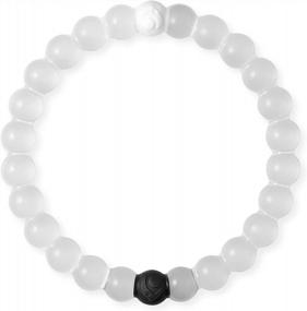 img 4 attached to Experience Comfortable Style With Lokai Classic Beaded Bracelet For Women & Men - A Fashionable Silicone Jewelry That Slides-On Perfectly