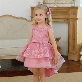 img 3 attached to HNXDYY Birthday Pageant Princess Wedding Girls' Clothing ~ Dresses