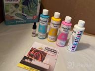 img 1 attached to Create Stunning Artwork With AUREUO'S High Flow Acrylic Pouring Paint Set - Includes 4 Colors And Silicone Oil For Vibrant Results On Canvas, Rock, Ceramic, Wood, Glass And More! review by Cameron Badoni