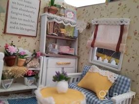 img 7 attached to Create Your Own Miniature Kitten Diary Room: TuKIIE DIY Dollhouse Kit With Furniture And Accessories In 1:24 Scale