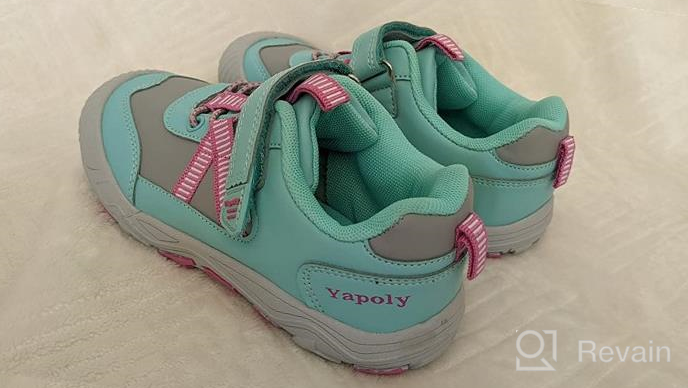 img 1 attached to Yapoly Kids Hiking Boots: Waterproof Boys' Shoes for Outdoor Adventures! review by Matthew Fleming