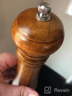 img 1 attached to 🌶️ MY#8F Wood Pepper Grinder with Adjustable Grinder - High-Quality Pepper Grinders, 5"-YM02 review by Michael Hicks